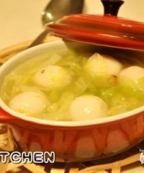 包菜汤圆的做法步骤