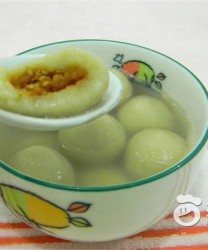 橙香花生芝麻汤圆的做法步骤