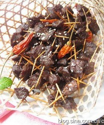 牙签牛肉(下酒菜)的做法步骤
