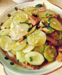 黄瓜炒肉片的做法步骤