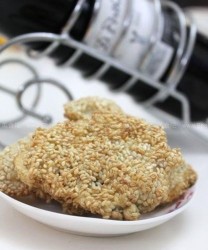 芝麻鱼片(自制点心)的做法步骤