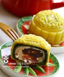 绿茶蜜枣芒果冰皮月饼(中秋月饼)的做法步骤