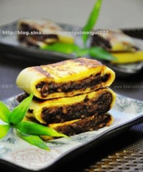 玫瑰豆沙锅饼(春节甜点菜谱)的做法步骤