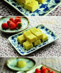 鲜蚕豆糕(适合做给长辈的健康糕点)的做法步骤