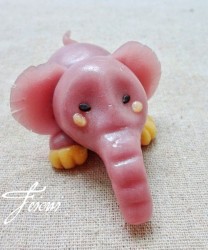 糯米粉手工 象宝宝的做法步骤