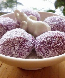 雪花紫薯圆子(甜品点心)的做法步骤