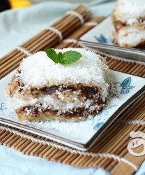 椰蓉豆沙凉糕#新鲜从的做法步骤