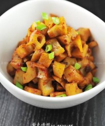 香辣藕丁(适合便当带饭菜谱-冷热皆宜的大众川味小菜)的做法步骤