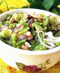 蚬子芸豆卤面的做法步骤