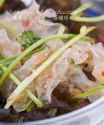 凉拌双耳(黑木耳，银耳)的做法步骤