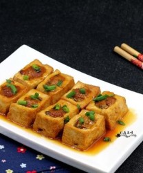 肉末酿豆腐的做法步骤