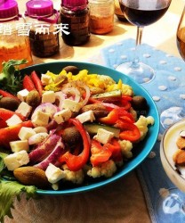 希腊沙拉(奥运之乡的长寿美食)的做法步骤