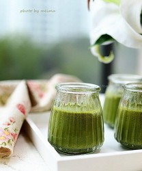 抹茶奶酪布丁(甜品点心)的做法步骤