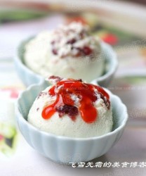 蔓越莓冰淇淋(自制甜品)的做法步骤