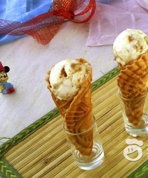 焦糖牛奶甜筒冰激凌的做法步骤