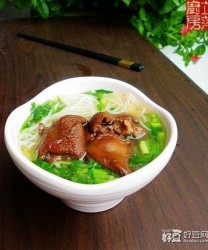 猪脚面的做法步骤