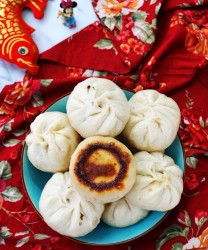 水煎梅菜肉包子#本味的做法步骤